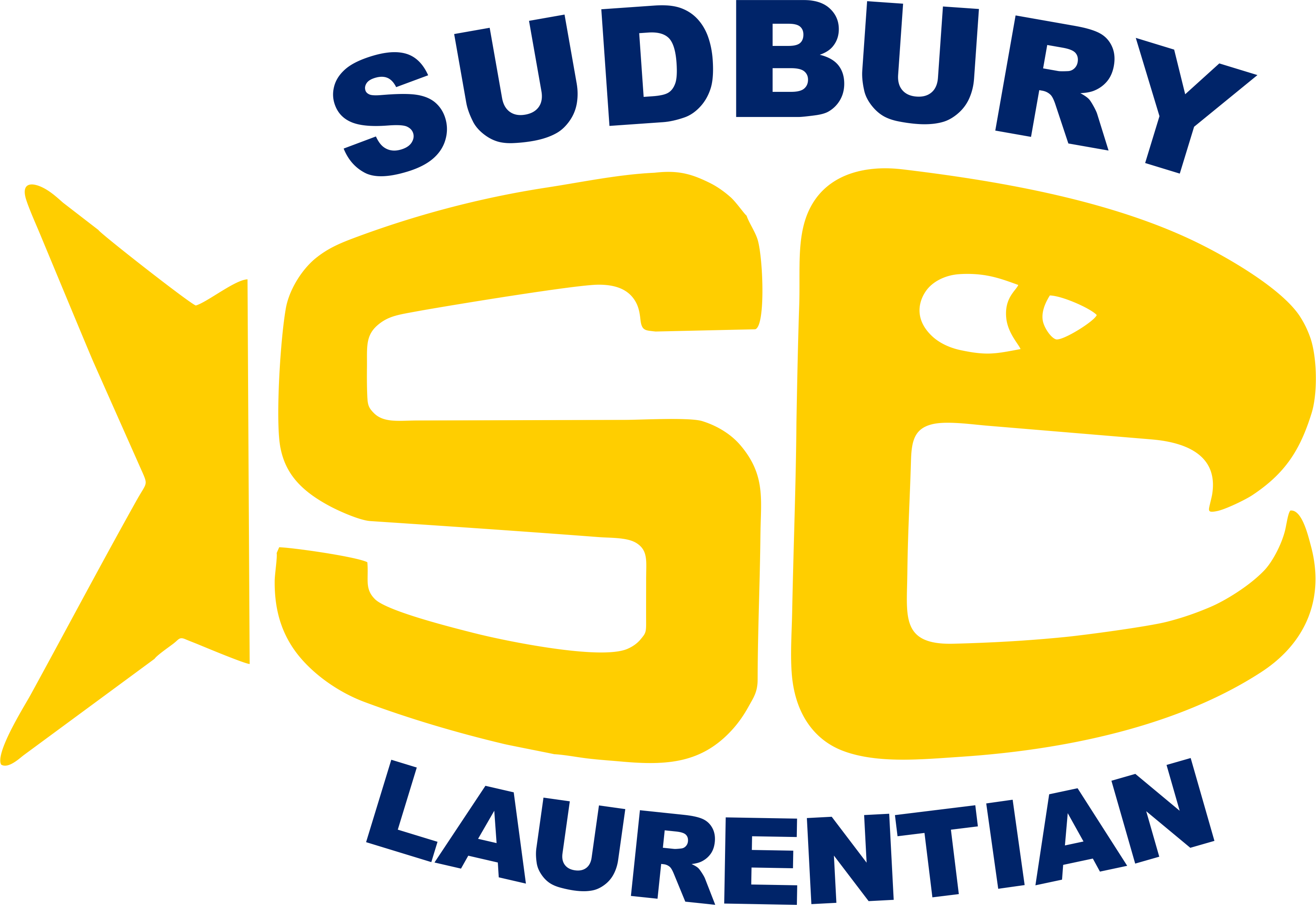 Sudbury Laurentian Swim Club Logo