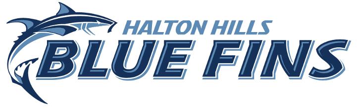 Halton Hills Blue Fins Logo